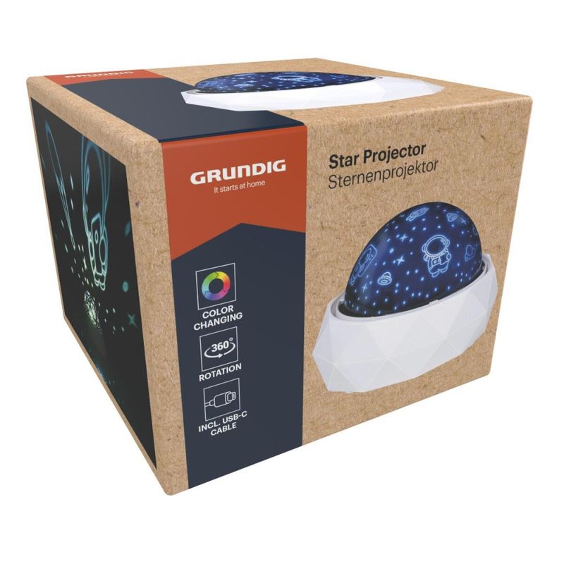 Grundig Stjerneprojektor Rund Astronaut