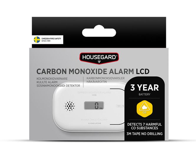 Hovedbilde Housegard CO-alarm med LCD