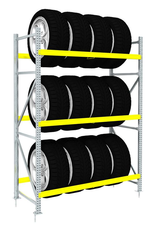 Dekkreol for 12 dekk 100x50 H195cm