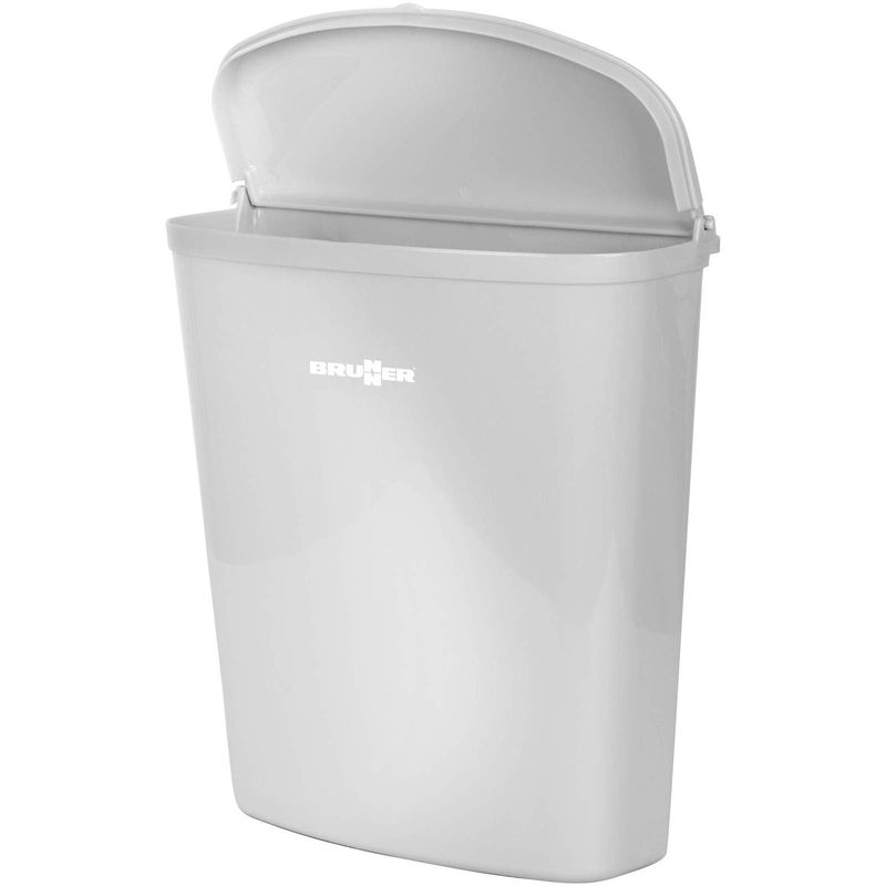 Søppelkasse Pillar 5,5l m-fester hvit