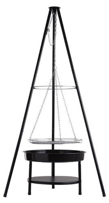 Hovedbilde Bålpanne TRIPOD 52CM m/grillrist