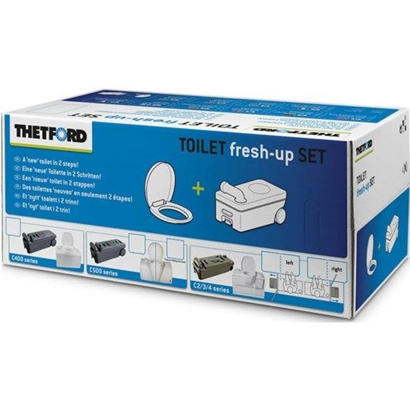 Fresh-Up Set Thetford C250-C260 med hjul og håndtak