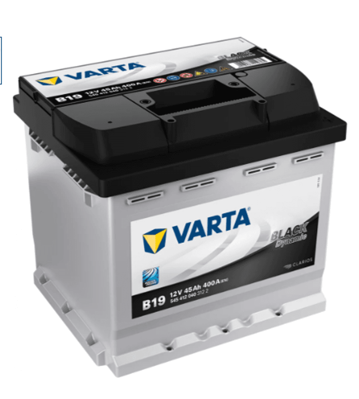 VARTA Black Dynamic Batteri 12V 45AH 400CCA (207x175x190/190mm) +høyre B19