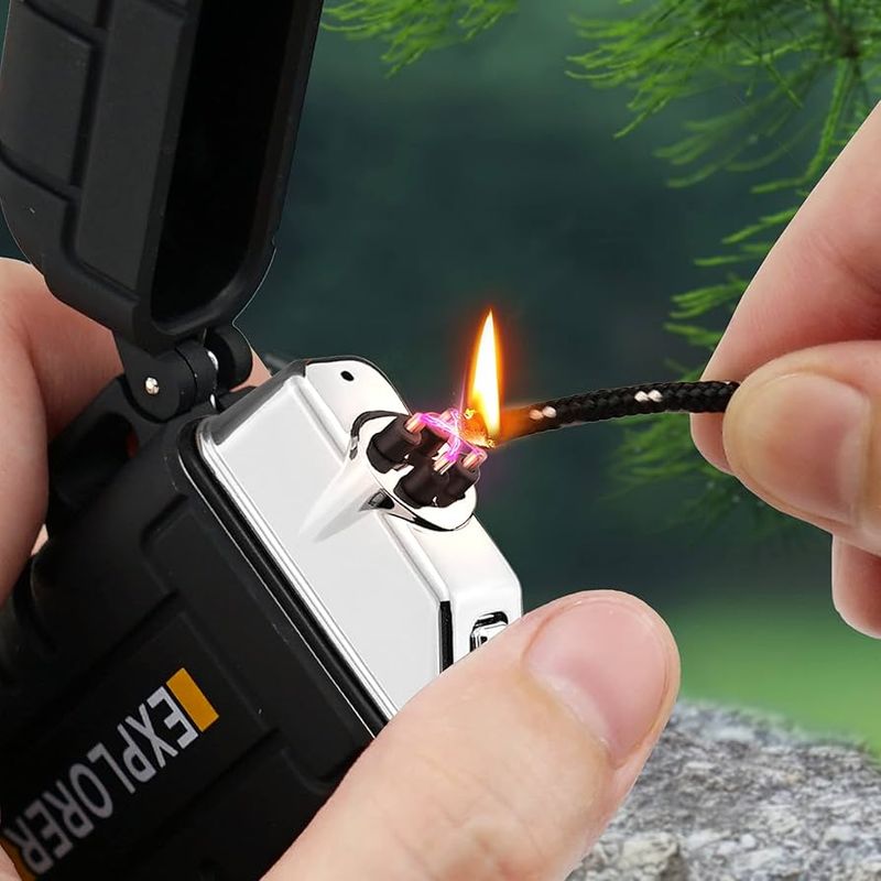 Doite Blaze Oppladbar Stormlighter  Elektrisk bueflamme & COB-lommelykt